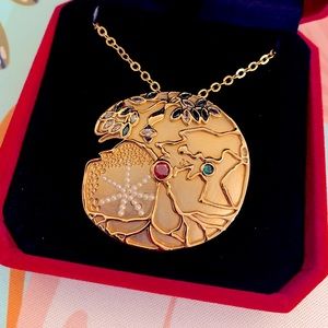 JCB Green Giant Brooch/Necklace